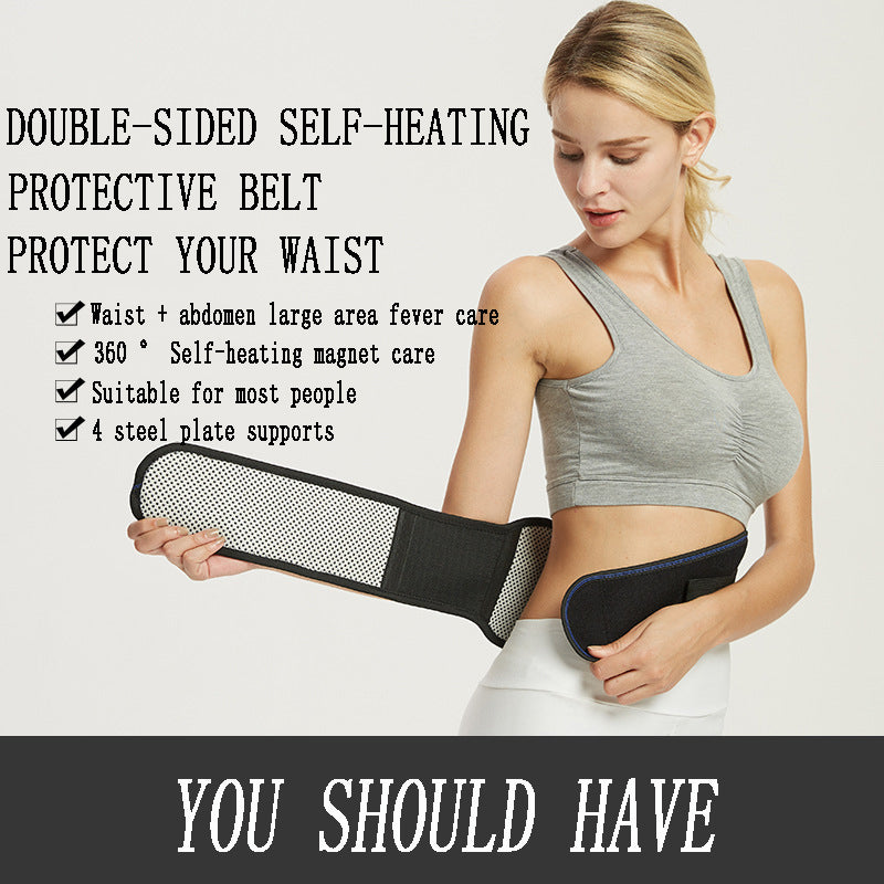 PosturePro™ HeatMag Belt – Heated Magnetic Lumbar Support Brace