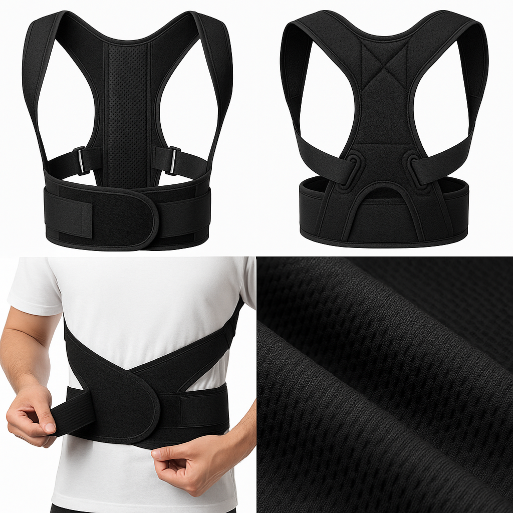 PosturePro™ – Premium Dik Duruş Korsesi (Unisex)