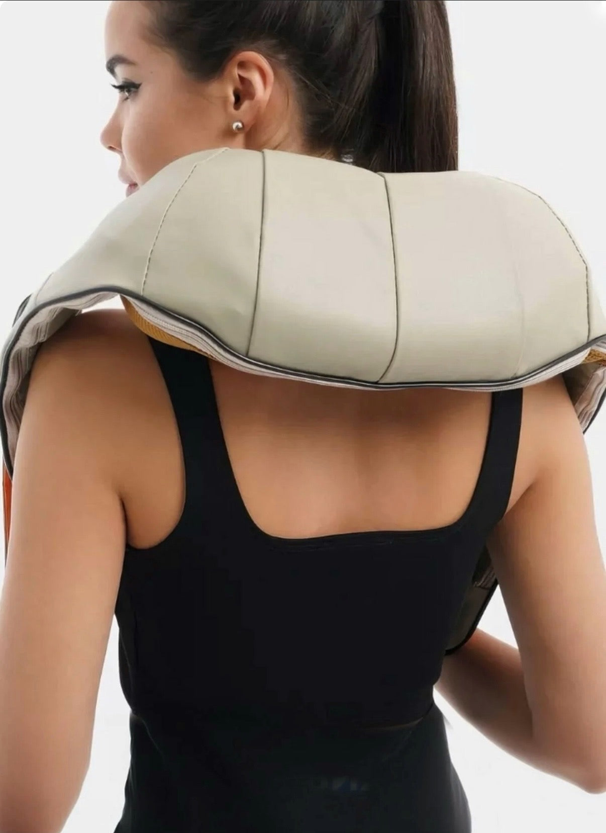 Isıtmalı Omuz & Boyun Yoğurmalı Masaj Cihazı – Derin Doku Masajı | 8 Kafalı Isı Terapisi